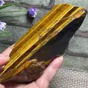 Natural tiger's-eye rough raw stone rock specimrn mineral Madagascar 274g F49