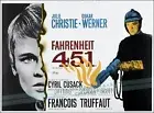Fahrenheit 451 Film 1966 Truffault Vintage Poster Print Retro Style Wall Art
