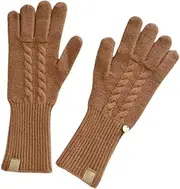 [JINZIJINYU] Winter Knitted Touchscreen Gloves Vintage Twisted Wool Gloves Winter Cycling Long Tube Cycling Gloves