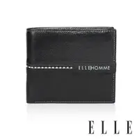 在飛比找ETMall東森購物網優惠-【ELLE HOMME】ELLE時尚真皮經典款 皮夾/男夾/