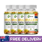 Mullein Leaf 1500mg - Lung Cleanse & Cough Relief, Detox, Respiratory Health