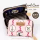 【Dolly Club】風琴卡夾-卡片夾-信用卡包-名片夾-C11-剪影愛麗絲-粉-173-防水布包-台灣製造