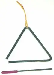 MANO PERCUSSION 6 Inch Triangle With Beater & Holder, Educational, Fun