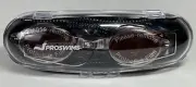Anti-Fog Racing Swimming Goggles-by with Bungee Strap, Hard Case (Pink)