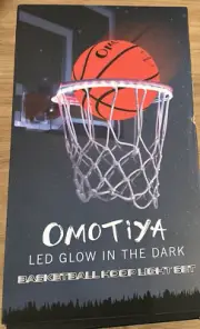 Glow in The Dark Basketball with LED Light Strip for Basketball Hoop NEW