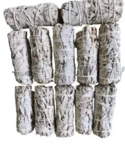 White Sage Smudge Sticks 12 x 4" Bundle - Premium 1.5 " Wide Smudge Sticks