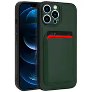 ZUSLAB iPhone 12 Pro Case, Magnetic Detachable Card Holder Wallet Shockproof Heavy Duty Protective Cover for Apple (2020) - Green