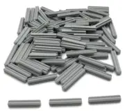 Lego 100 New Light Bluish Gray Technic Axles 3L Pieces