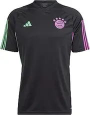 [adidas] Men's Soccer Bayern Munich 23/24 Training Jersey - Lightweight and Moisture-Absorbing with Breathable Mesh Panels