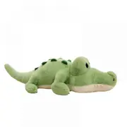 Super Furry Crocodile Plush Kids Pillow Big Eyes Gator Stuffed Throw Pillow Cute Green Alligator Plushie Toy ,Crocodile Dolls Gifts 40cm