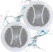 PQN ENTRPRIS RV5104W 5' DUAL CONE WATERPROOF SPEAKER WH