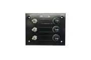 TechBrands Fused Switch Panel (15A) - 3 Gang