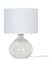[Oriel Lighting] Melfi Glass Table Lamp in Clear