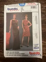 Burda 2588 UNCUT Sewing Pattern, Misses' Dress, Size 6-18