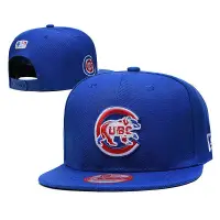 在飛比找蝦皮購物優惠-全新棒球帽芝加哥小熊隊彩色字母遊戲嘻哈帽全封閉中性平底帽 G