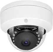 5MP Explosion-Proof POE IP Camera Audio H.265+ Dome Home Indoor Outdoor Surveillance Security Camera CCTV Video for NVR(1PC 5MP POE)