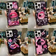 Luxury Bling Crown Love Lips Phone Case For Samsung S23 S22 S21 S20 S10 Note 20