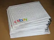 Lot of 25 6.5” x 9.25” Padded Bubble Mailer Color ebay Logo Airjacket Waterproof