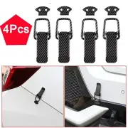 4x Carbon Fiber Auto Car Quick Release Bumper Hatch Buckle Fasteners Lock Hooks (for: Ford)
