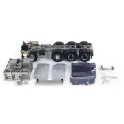 In Stock Metal Chassis 8x8 For TAMIYA 770S 1:14 RC Tractor Truck Car W/ 3-speed