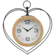 Valentines Day Open Heart Metal Wall Clock