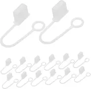 GRIRIW 30pcs Insert Dust Plug: Silicone USB Type USB Port Female Anti Dust Cover Plugs Protector Stopper Cap for Desktop