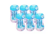 18pc Gillette Venus Vera Bradley Design Disposable Razors with Lubastrip