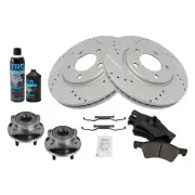 Front Disc Brake Kit for Chrysler Town & Country, Dodge Caravan -
