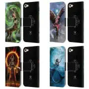ANNE STOKES FEMALE ELEMENTALS LEATHER BOOK WALLET CASE FOR APPLE iPOD TOUCH MP3