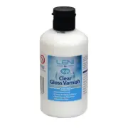 Boyle Leni Anti-Yellowing/Dust/UV Finish 250ml Clear Non-Toxic Gloss Varnish