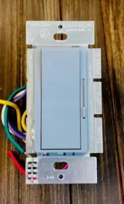 Lutron DVF-103P-277-GR Diva 3-way preset dimmer gray