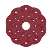 5" Hook and Loop Sanding Discs 70 Piece Sanding Disc Set ,8-Hole Sanding Discs f