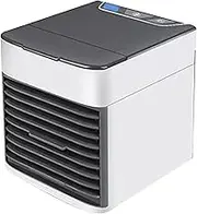 PORIYA Portable Mini Air Cooler,3 Speeds, USB Powered Fan, 7 LED mood Lights,Air Conditioner Cooling Fan, Quiet & Powerful Desk Fan,Mini Personal Humidifier