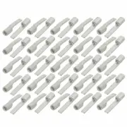 A● 50Pcs Flat Needle Type DBN1.25-10 Non-Insulated Spade Wire Crimp Terminal