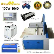 CO2 Laser Cutter Machine Large Laser Engraving RECI Tube 5000W Chiller Rotary AU