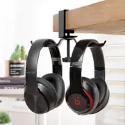 Double Bracket Headphone Hanger - Universal Desktop Display Shelf