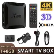 UHD 4K Smart TV 1+8GB AU PLUG Media Player HD WI-FI Android 10 Media Player X96Q