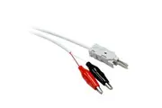 DYNAMIX 1.5m Disconnect Module Test Cable. 2x Pole with Alligator Clips.