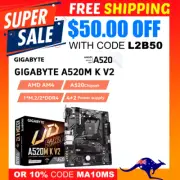 GIGABYTE A520M K V2 Motherboard AMD AM4 For Ryzen 3/4/5 Series CPU DDR4 64GB