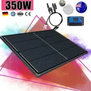 12V 350W Solar Panel Kit Mono Fixed Boat Caravan Camping Charging Power Source