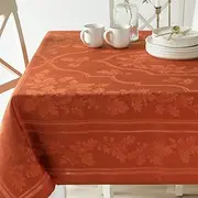 Fall Festival Heavyweight Engineered Jacquard Fabric Table Cloth, Holiday, Harvest and Thanksgiving Tablecloth (Fall Festival, 60" X 84" Rectangular)