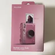 Fujifilm INSTAX MINI EVO PINK C Japan Only Limited Instant Camera Cheki Rare