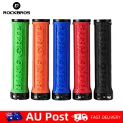 ROCKBROS Cycling MTB BMX Bicycle Bike Grips Handlebar Lock-on Non-Slip In Pair