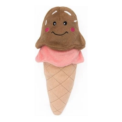 Zippypaws Nomnomz Ice Cream Medium;Brown/Pink