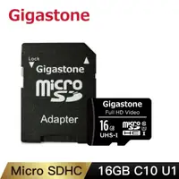 在飛比找PChome24h購物優惠-Gigastone microSDHC UHS-I U1 1