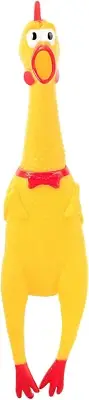 Rubber Chickens That Squeak, Screaming Chicken Dog Toys Prank Novelty Toys for K