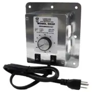 Tjernlund Adjustable Duct Dehumidistat W 6" x L 6" W/ Powered Cord Metallics