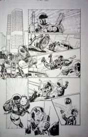 COMIC TYRESE GIBSON'S MAYHEM! ORIGINAL ART BY TONE RODRIGUEZ #3 PG2 IMAGE COMIC