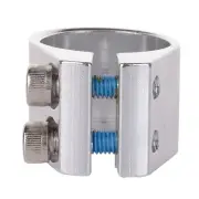 1x Double Bolt Design Hull Seatpost Clamp For Old School Bikes 31 8mm Diameter
