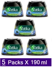 Vatika Turkish Black Seed Cream Strength & Shine Nourishing For Weak (5X190ml )